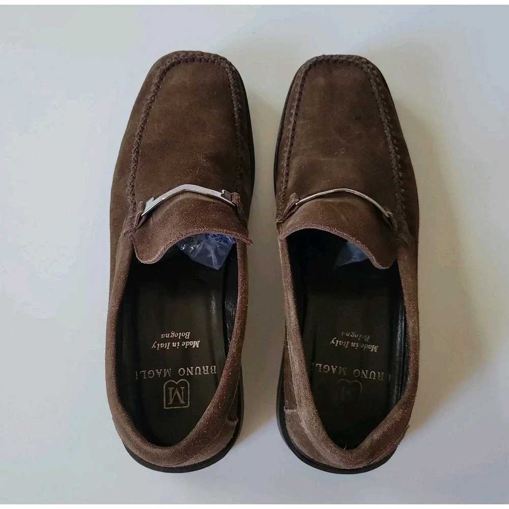 Bruno Magli features leather